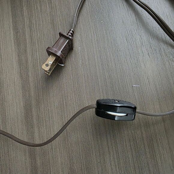 Vintage Brass And Glass Gooseneck Table Lamp/Decorative Nightstand French 16x11 - Picture 4 of 12